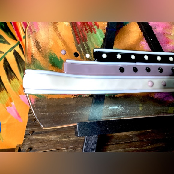 Artisan Fused Glass Sushi Tray Dish - Picture 8 of 9